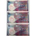 HONG KONG 2002 and 2007 . TEN 10 DOLLAR BANKNOTES . 10x REPLACEMENT NOTES . CHOICE UNCIRCULATED HONG KONG 2002 and 2007 . TEN 10 DOLLAR BANKNOTES . 10x REPLACEMENT NOTES . CHOICE UNCIRCULATED
